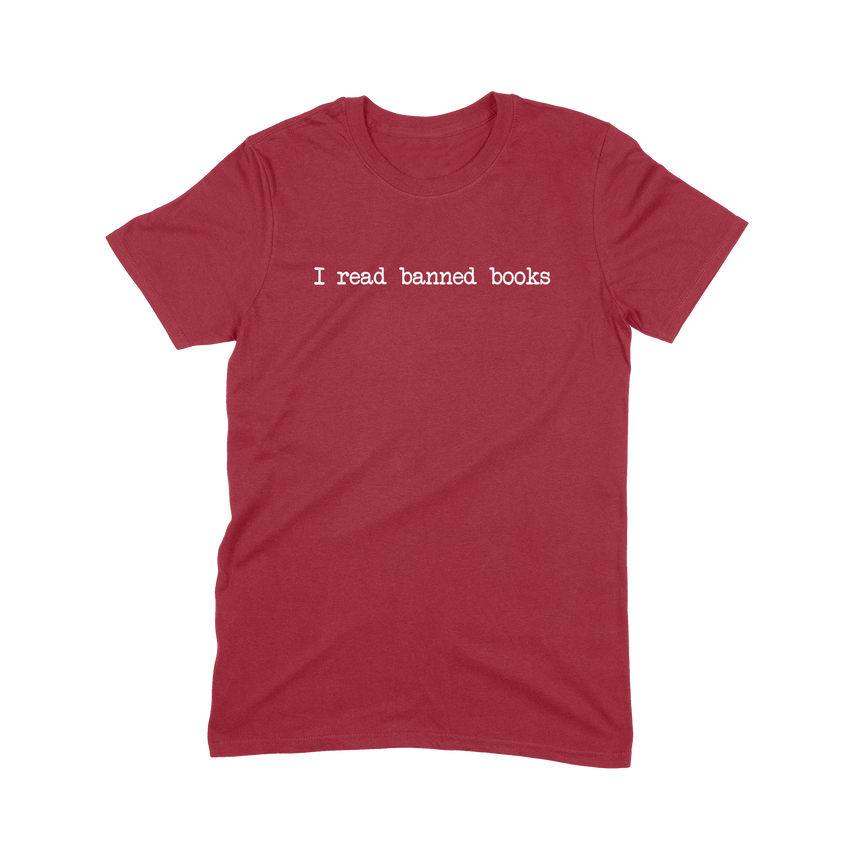 I Read Banned Books- Cardinal Red